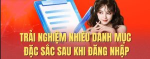 Các sản phẩm được trải nghiệm sau khi đăng nhập Nohu
